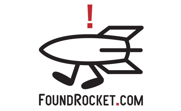 FoundRocket.com logo design concept